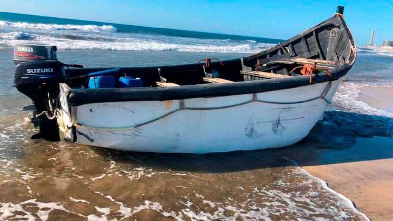 Imagen de archivo de una patera en Maspalomas (Foto C7)